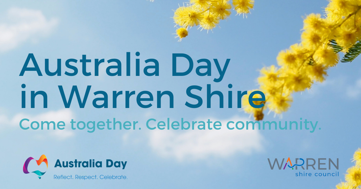 Media Release: All welcome as Warren Shire comes together  for Australia Day celebrations - Post Image